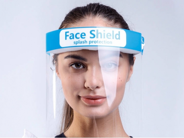 Plastic face shields seem to make masks better